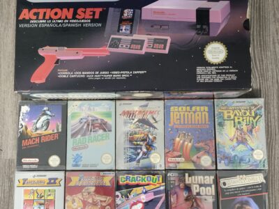 Nintendo NES Action Set Completa + 10 juegos Pal B