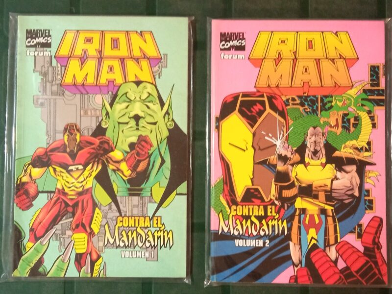 Cómics Iron Man contra el Mandarín