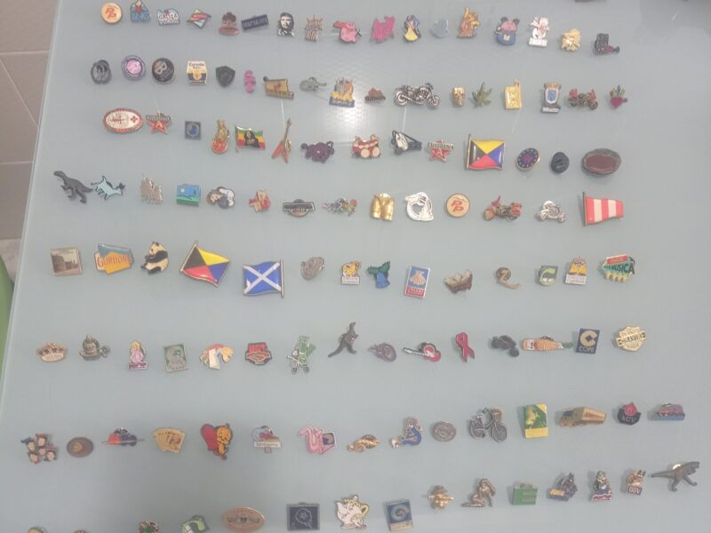 Colección de pin's.