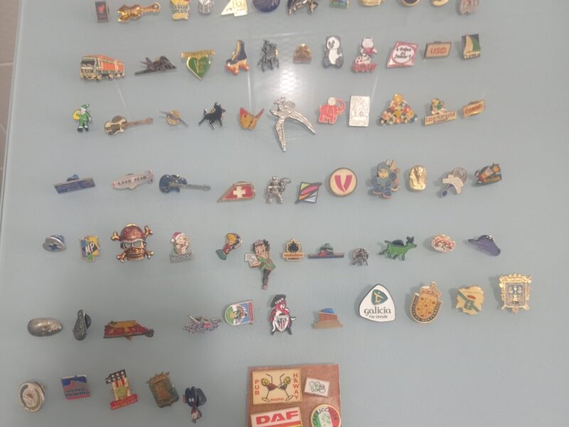 Colección de pin's.