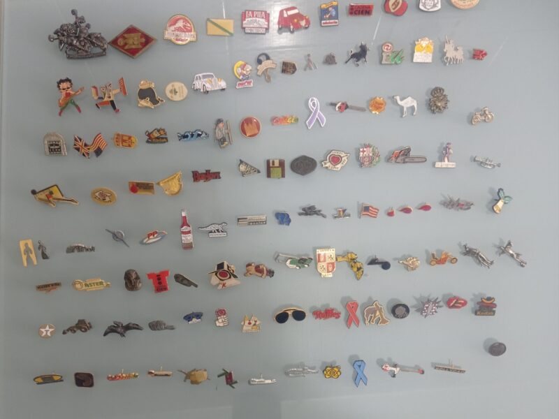 Colección de pin's.