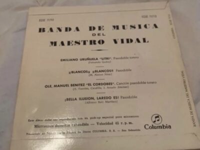 Vinilo del Maestro Vidal