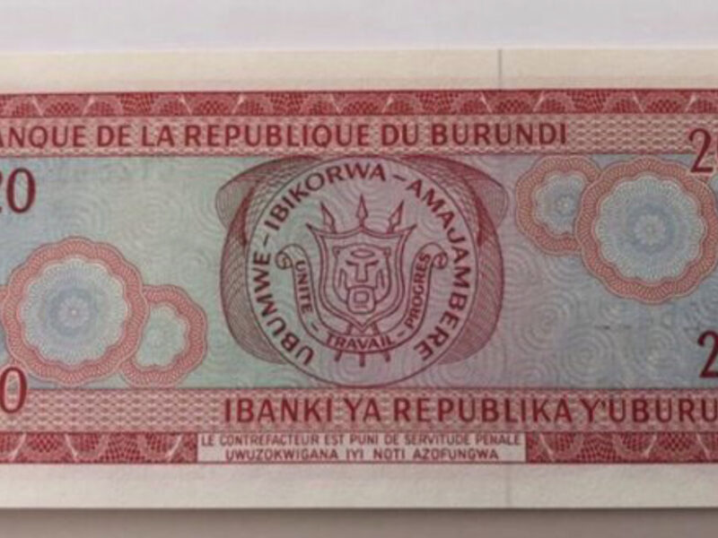 Lote de 3 billetes de Burundi (S/C)